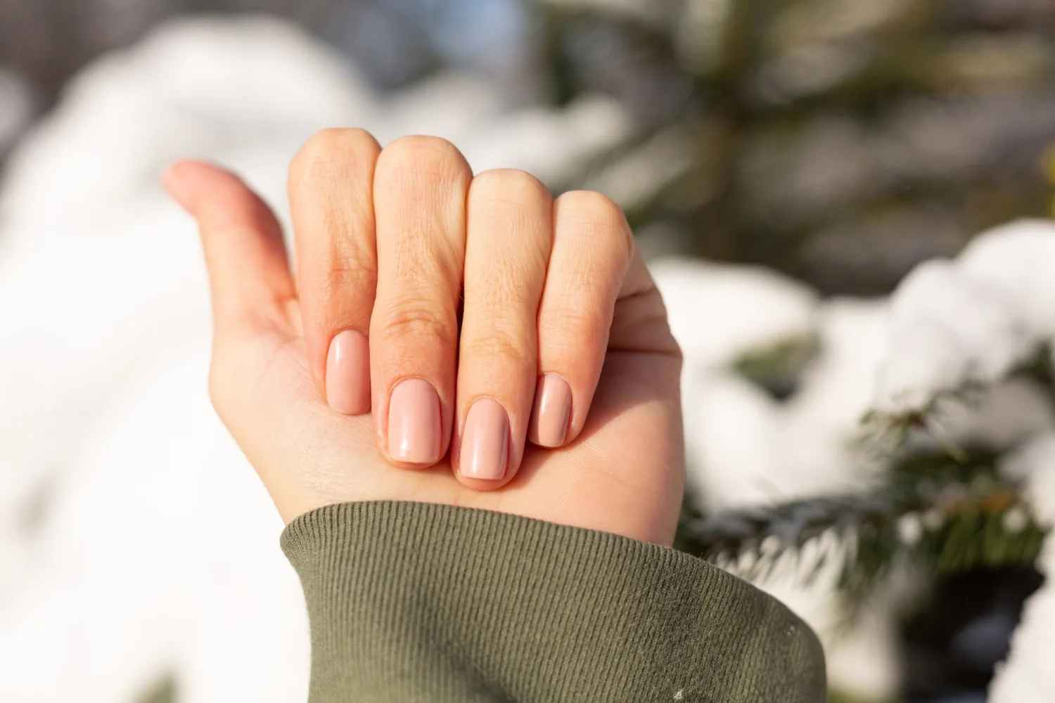 Neutral Nail Colors Showcasing Elegance And Versatility.