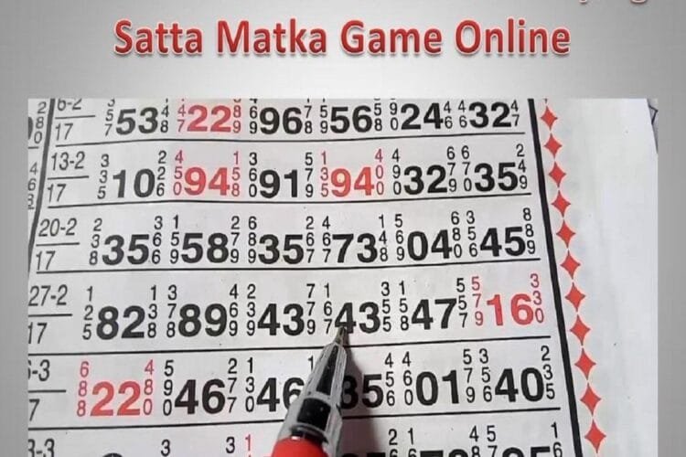 Image depicting satta matka gameplay and excitement.